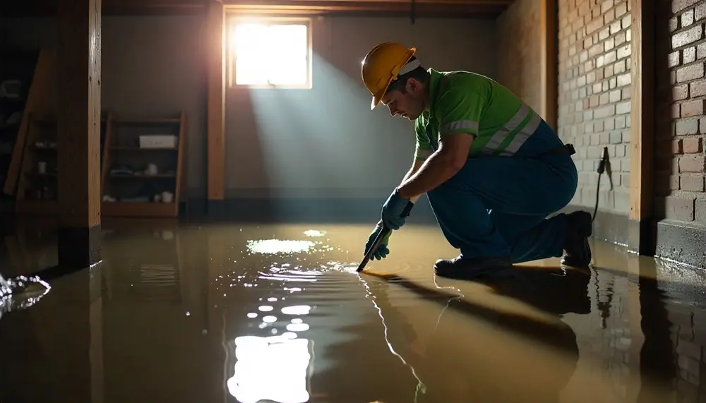 Professional water damage restoration services in Kewaskum, WI
